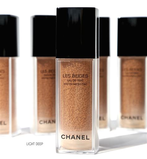 les beiges chanel light deep|les beiges water fresh tint.